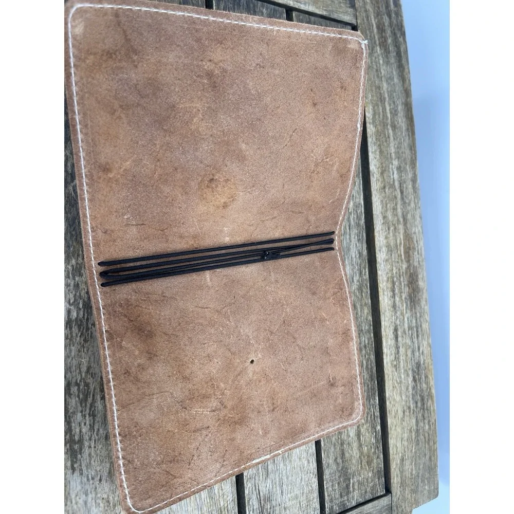 Foxy Fix‎ Leather Traveler's Notebook Standard Brown Cover TN Handmade USA